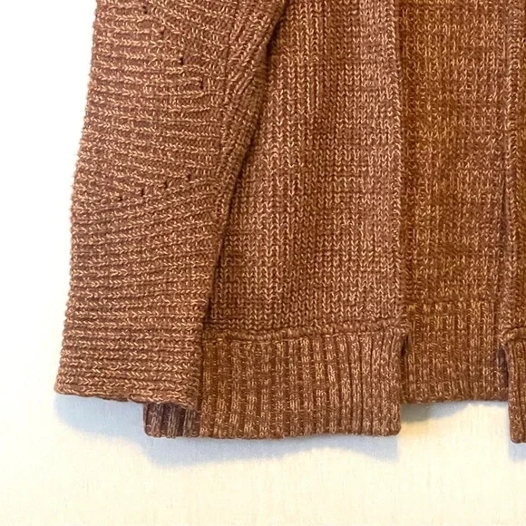 Free People Brown Combo Long Sleeve Open Cardigan - Picture 5 of 13